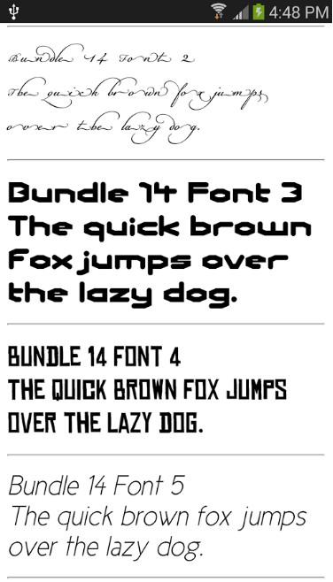 fonts for samsung